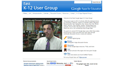 Desktop Screenshot of k12east.appsusersgroup.com