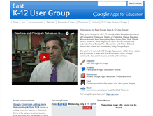 Tablet Screenshot of k12east.appsusersgroup.com